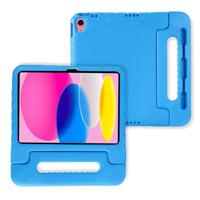 Lunso iPad 11 inch (2025) A16 - EVA Schokbestendige Kinderhoes met handvat - Lichtblauw
