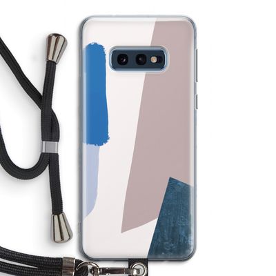 Lapis: Samsung Galaxy S10e Transparant Hoesje met koord