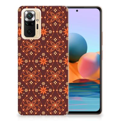 Xiaomi Redmi Note 10 Pro | TPU bumper | Batik Brown