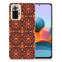 Xiaomi Redmi Note 10 Pro | TPU bumper | Batik Brown