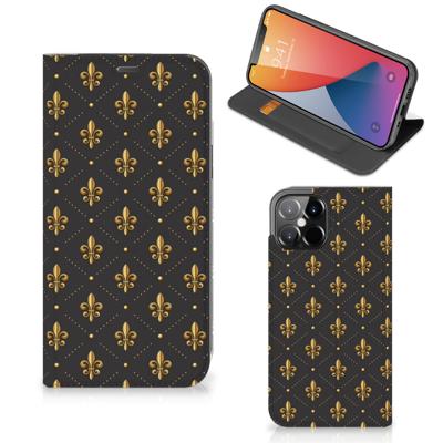 iPhone 12 Pro Max | Hoesje met Magneet | Franse Lelie