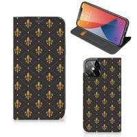iPhone 12 Pro Max | Hoesje met Magneet | Franse Lelie