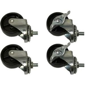 Sandberg Wheels for Alu Slatwall 4-pack