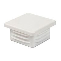 Inslagdop wit voor koker 25x25 (set van 2 stuks) Inslagdop wit voor koker 25x25 (set van 2 stuks)