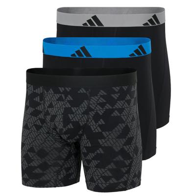 Adidas Boxershorts flex cotton 3-pack zwart