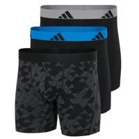 Adidas Boxershorts flex cotton 3-pack zwart