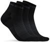 Craft 1910637 Core Dry Mid Sock 3-Pack - Black - 34/36