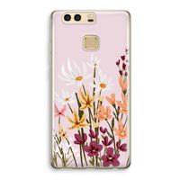Painted wildflowers: Huawei P9 Transparant Hoesje