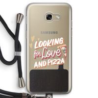 Pizza is the answer: Samsung Galaxy A5 (2017) Transparant Hoesje met koord