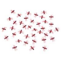 Decoratie mieren - 4 cm - rood/bruin - 20x stuks - horror/griezel dieren/insecten