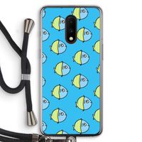 Visjes: OnePlus 7 Transparant Hoesje met koord