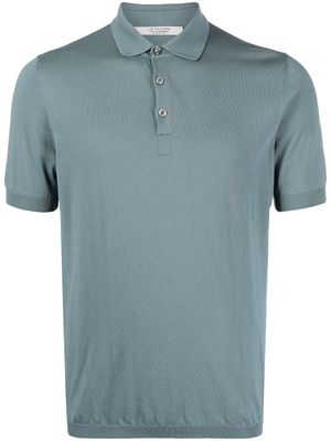 D4.0 polo à manches courtes - Bleu