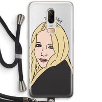 Mary Kate: OnePlus 6 Transparant Hoesje met koord