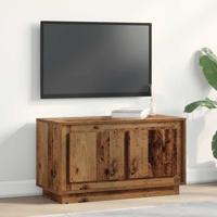 TV-kast Oud hout 80 x 35 x 45 cm Bewerkt hout