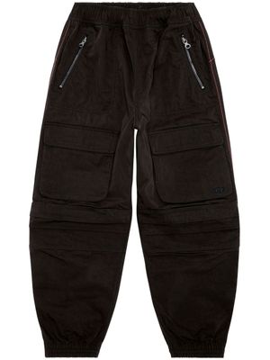 Diesel pantalon fuselé à poches cargo - Noir