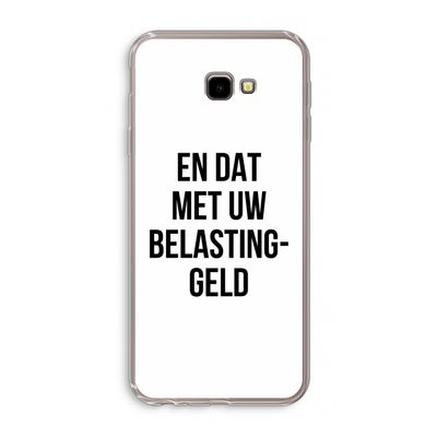 Belastinggeld: Samsung Galaxy J4 Plus Transparant Hoesje