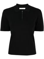 Dion Lee polo à col zippé - Noir - thumbnail