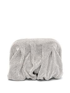 Benedetta Bruzziches pochette à ornements strassés - Blanc