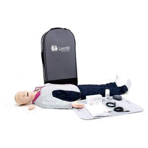 Laerdal Resusci Anne met QCPR, full body, luchtweghoofd en Trolley