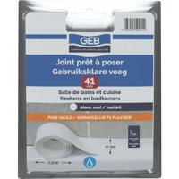 Kant-en-klare voeg - GEB - Breedte 41 mm x 3,35 m - Wit