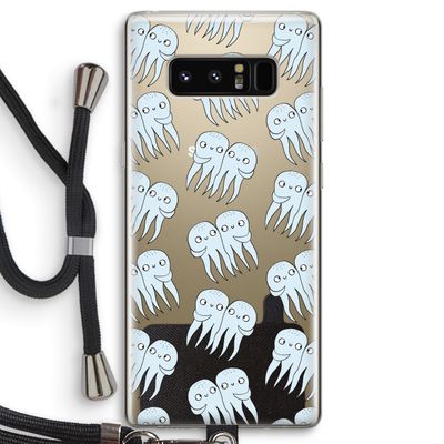 Octopussen: Samsung Galaxy Note 8 Transparant Hoesje met koord