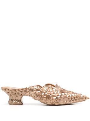 Y/Project x Melissa mules Court 40 mm - Or