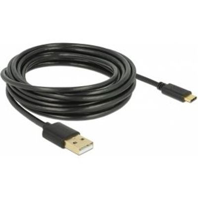 Delock 83669 USB 2.0-kabel Type-A naar Type-C 4 m