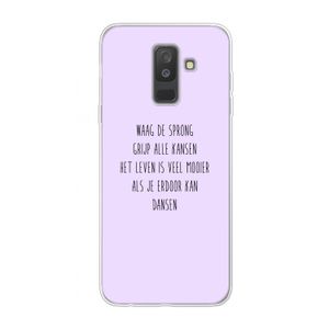 Sprong: Samsung Galaxy A6 Plus (2018) Transparant Hoesje