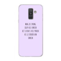 Sprong: Samsung Galaxy A6 Plus (2018) Transparant Hoesje