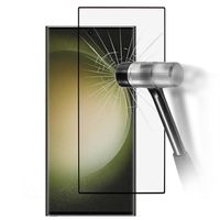 Samsung Galaxy S24 Ultra Full Cover Glazen Screenprotector - Zwarte Rand - thumbnail