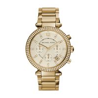 Michael Kors MK5354 Horloge Parker Chrono staal goudkleurig 39 mm