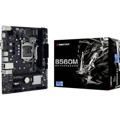 BioStar Z590MHP Moederbord Socket Intel LGA 1200 Vormfactor Micro-ATX Moederbord chipset Intel® B560