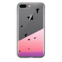 Fly away: iPhone 8 Plus Transparant Hoesje