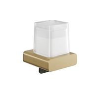 Geesa Shift Collection zeepdispenser 200 ml mat glas geborsteld goud 91991607