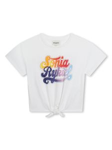 SONIA RYKIEL ENFANT t-shirt en coton à logo imprimé - Blanc