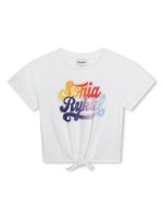 SONIA RYKIEL ENFANT t-shirt en coton à logo imprimé - Blanc - thumbnail