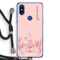 Love is in the air: Xiaomi Mi Mix 3 Transparant Hoesje met koord