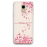Hartjes en kusjes: Samsung Galaxy J6 (2018) Transparant Hoesje
