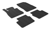 Rubbermatten passend voor Mazda 2 11/2014- (T-Design 4-delig + montageclips) GL0221