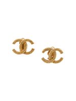 CHANEL Pre-Owned boucles d'oreilles à design de logo