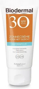 Biodermal Zonnebrandcrème Gezicht Hydraplus Face SPF 30 - 50 ml