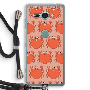 Krab: Sony Xperia XZ2 Compact Transparant Hoesje met koord