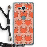 Krab: Sony Xperia XZ2 Compact Transparant Hoesje met koord