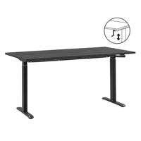 Leen Bakker - Bureau Homeworx Zit/sta Handmatig Verstelbaar - / - 75/118x160x80 Cm - Hout - Zwart