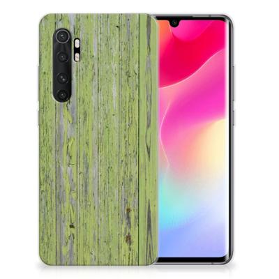 Xiaomi Mi Note 10 Lite | Bumper Hoesje | Green Wood