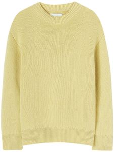 Jil Sander pull en maille à col rond - Jaune