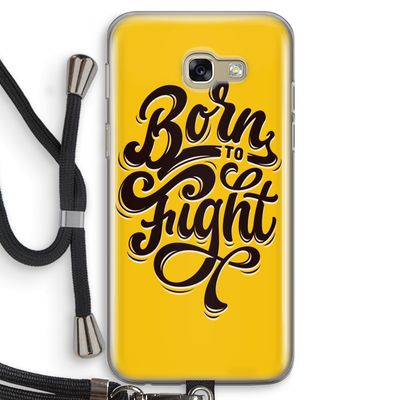 Born to Fight: Samsung Galaxy A5 (2017) Transparant Hoesje met koord