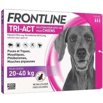 FRONTLINE 3 Tri-Act-pipetten - Voor honden van 20 tot 40 kg