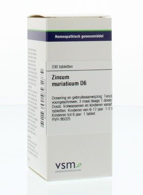 VSM Zincum muriaticum D6 (200 tab)