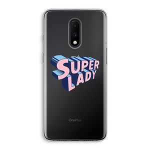 Superlady: OnePlus 7 Transparant Hoesje